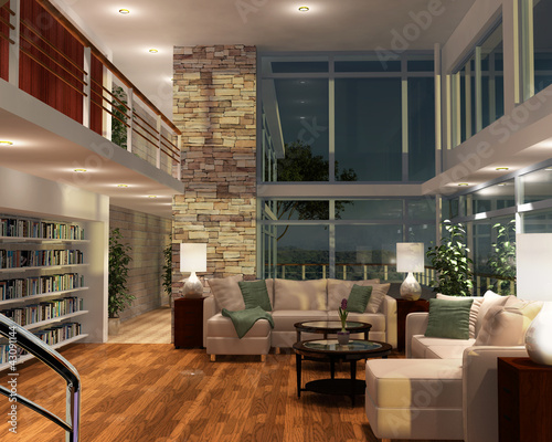 Illustration: Luxury Mansion Luxury Mansion