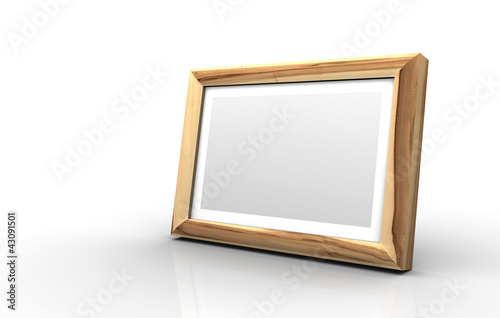 Illustration: Bilderrahmen aus Holz - Ahorn Kern Bilderrahmen aus Holz - Ahorn Kern