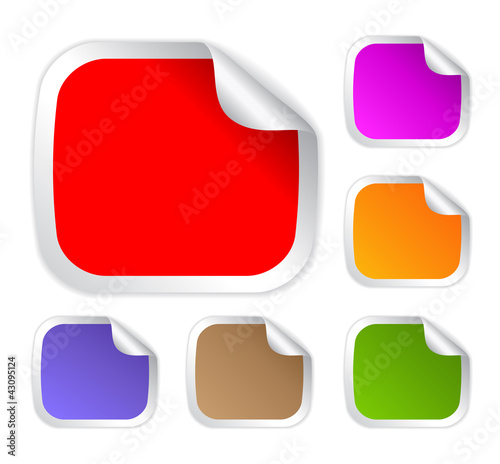 Vector: Note paper collection, vector illustration Note paper collection, vector illustration