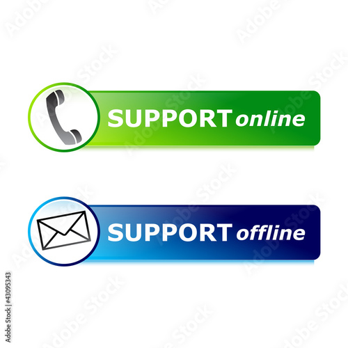 Vector: Support online / offline Support online / offline