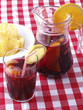 Photo: Glass and Pitcher of Sangria Glass and Pitcher of Sangria