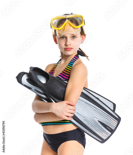 Photo: Diver girl Diver girl