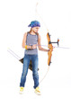 Photo: Teenage Girl Doing Archery Teenage Girl Doing Archery