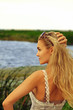 Portrait of beautiful caucasian woman