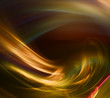 Abstract Gold Fractal Background