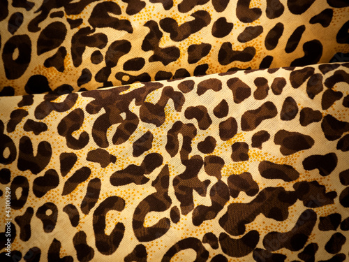 Photo: Leopard Textile Background Leopard Textile Background