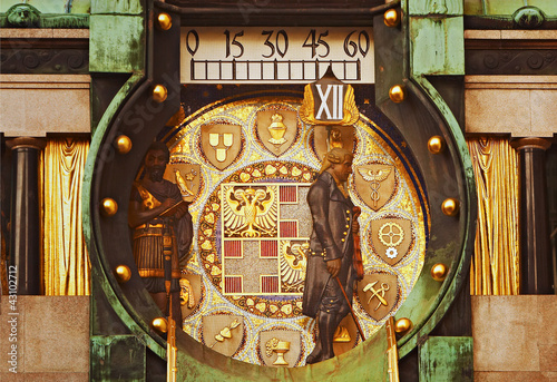 Photo: Astronomical clock, Vienna Astronomical clock, Vienna