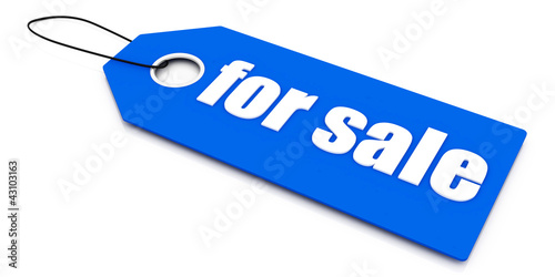Illustration: for sale ticket for sale ticket
