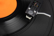 Photo: Closeup of vintage record player Closeup of vintage record player