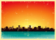 Vector: Summer Grunge Urban Landscape Summer Grunge Urban Landscape
