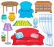 Vector: Furniture theme collection 1 Furniture theme collection 1