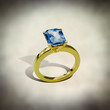 gold sapphire