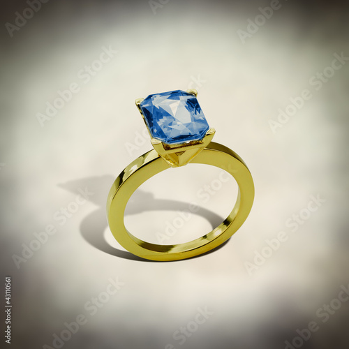 Photo: gold sapphire gold sapphire