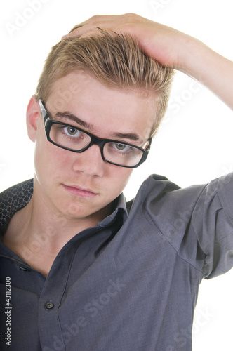 Photo: Teenager mit Brille Teenager mit Brille