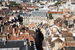 Aerial view of Dijon city in Burgundy, France