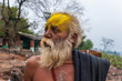 Foto: Alter indischer Mann mit Vollbart, Orchha, Rajasthan, Indien Alter indischer Mann mit Vollbart, Orchha, Rajasthan, Indien