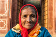 Alte indische Frau mit Nasenschmuck, Delhi, Indien