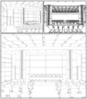 Conference Hall Interior Vector 03