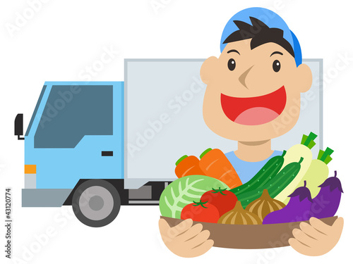 Illustration: 宅配野菜青年 宅配野菜青年