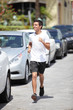 Stock image of a running man