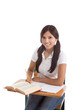 Photo: Hispanic College student college student woman studying Hispanic College student college student woman studying