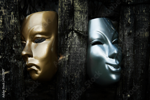Photo: Comedy and Tragedy - Drama Theater Masks Comedy and Tragedy - Drama Theater Masks