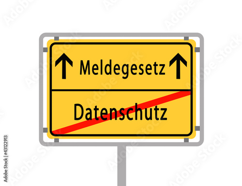 Illustration: Meldegesetz Datenschutz Meldegesetz Datenschutz
