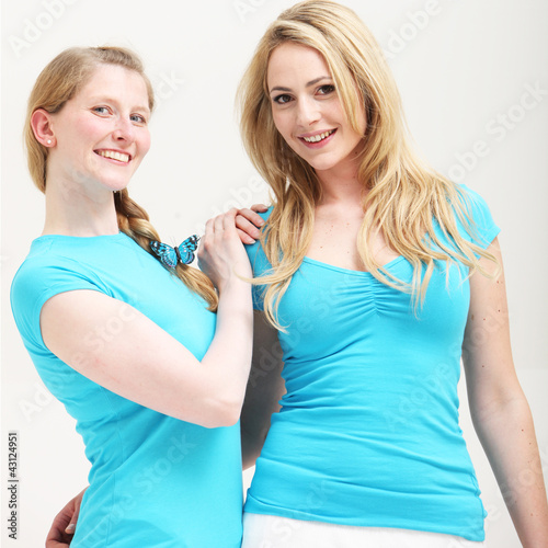 Photo: Two young female friends Two young female friends