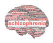 Schizophrenia symbol conceptual design