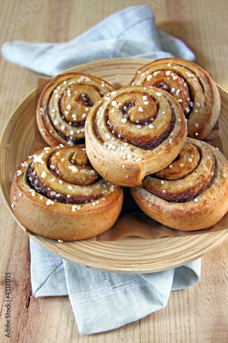 Photo: schale mit zimtschnecken schale mit zimtschnecken