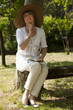 Pensive woman searching for inspiration