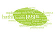 Yoga abstract words