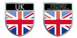 United Kingdom flag emblem