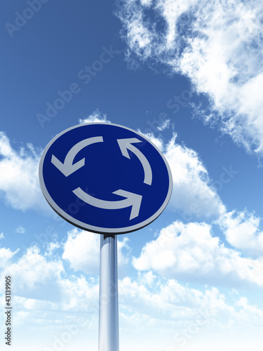 Illustration: kreisverkehr kreisverkehr