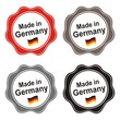Made in Germany ~ Sticker ~ Siegel ~ Logo - Megaset