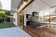 Kitchen and living area