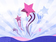 Spread star ,Abstract vintage background