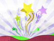 Spread star ,Abstract vintage background