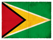 Grunge-Flagge Guyana