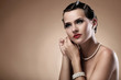 Photo: Beautiful woman in vintage image Beautiful woman in vintage image