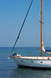 Yacht on a beautiful summers day