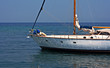 Yacht on a beautiful summers day
