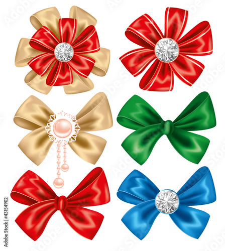 Vektor: Set of Bows Set of Bows
