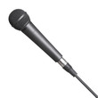 Microphone on a white background