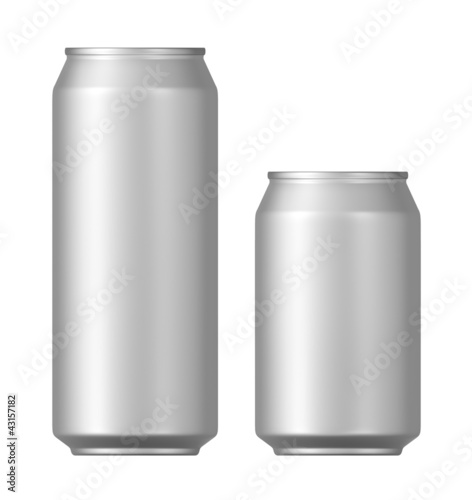 Illustration: beer cans on a white background beer cans on a white background