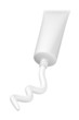 toothpaste, ointment or suntan cream squeezed from a tube