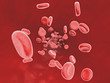 Ilustração: blood cell rendering blood cell rendering