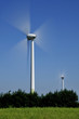 Windenergieanlage in Bewegung