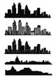 Vector of London skyline