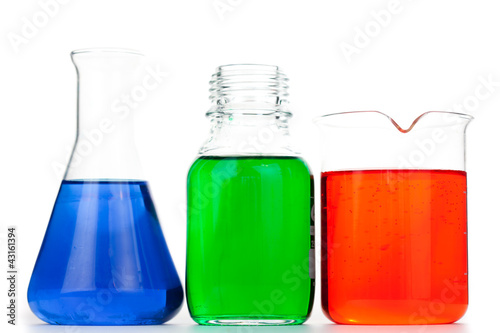 Photo: Beakers and an erlenmeyer Beakers and an erlenmeyer